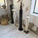 Set of 4 marble columns or pedestals.