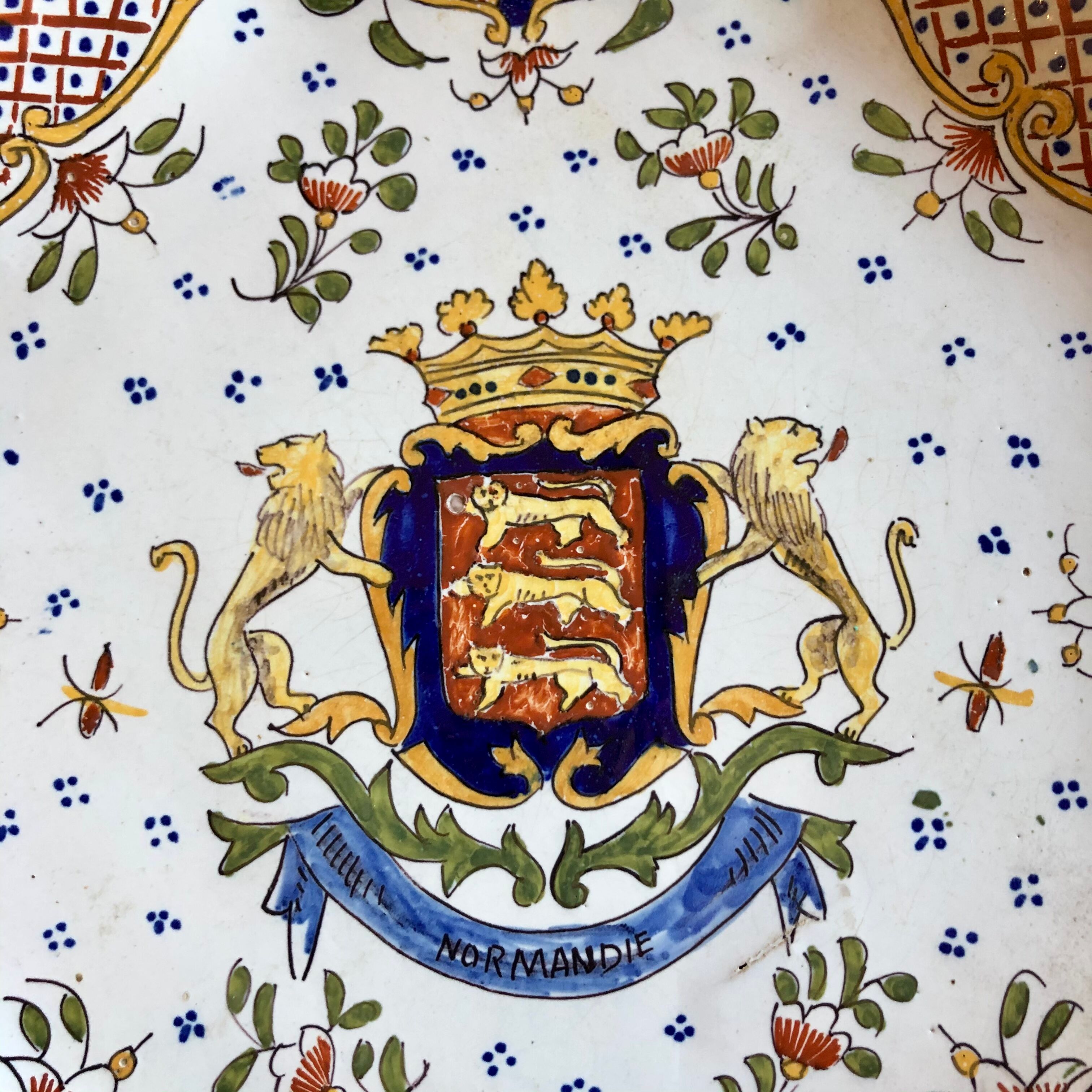 Rouen Dish - early 20th