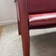 Cognac CAB Cassina 2-seater leather sofa