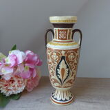 Maioliche Deruta Vase Hand-Painted Vintage Made in Italy