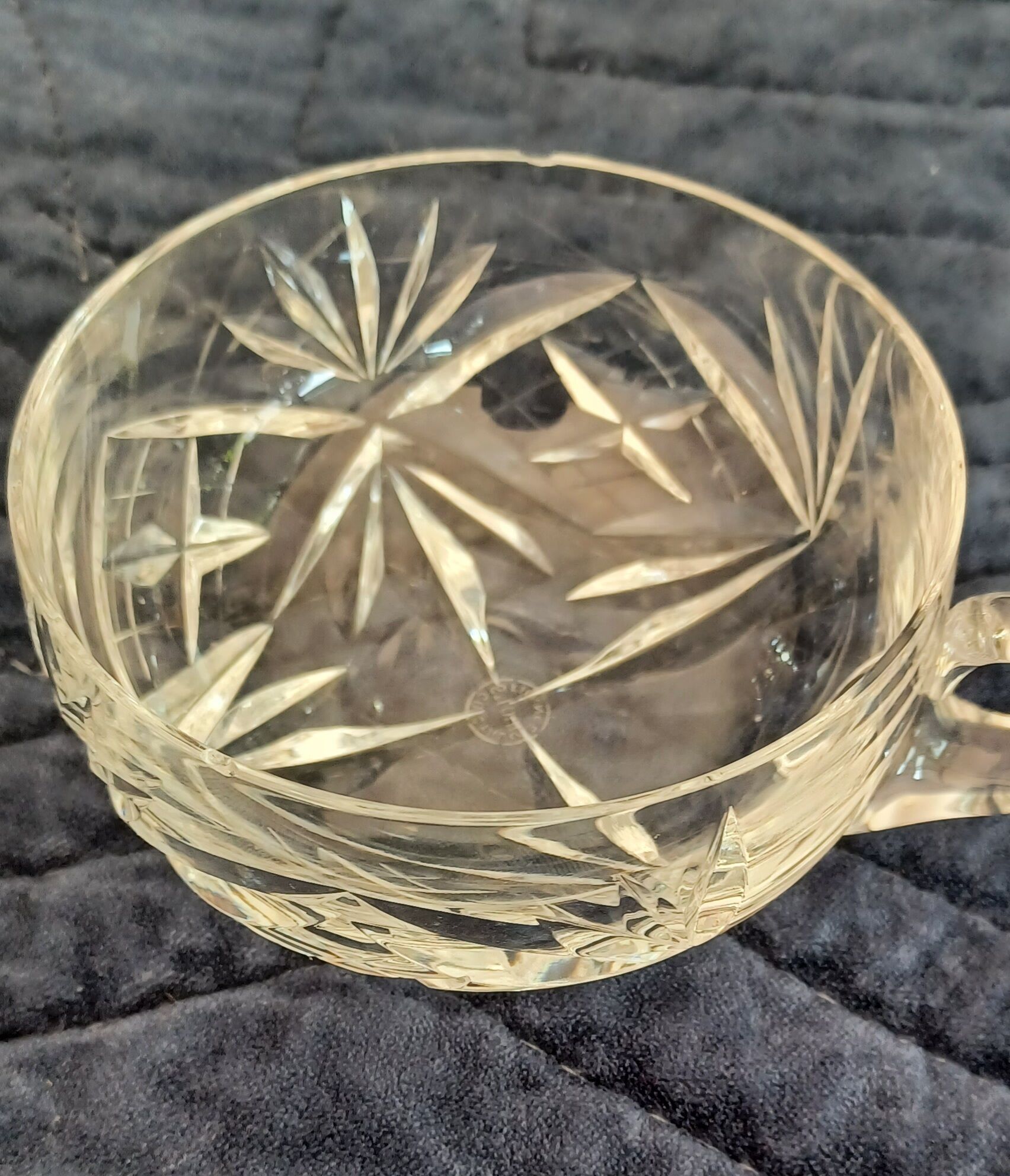 Cristal Saint Louis cream service