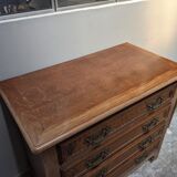 Oak chest of drawers