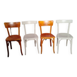 4 chaises bistrot déparaillées