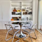 Tulip foot table & 4 chairs