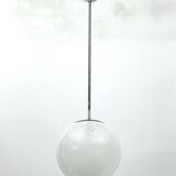 Mid-Century Venini Reticello sphere pendant. Italy 1950s