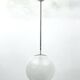 Mid-Century Venini Reticello sphere pendant. Italy 1950s
