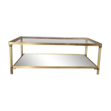 Table basse double plateau