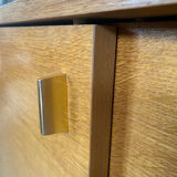 Oak buffet enfilade