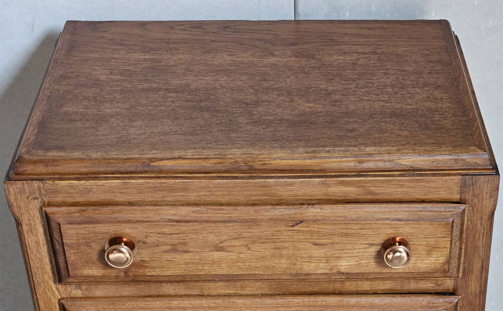 Weekly chest of drawers, art deco, mustache foot, vintage, 30s/40s