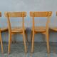 6 chaises de bistrot luterma vintage