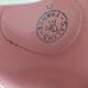 Vintage powder pink earthenware duo. Salins les Bains. 1950s.