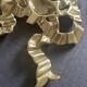 Gold brass knot wall hook