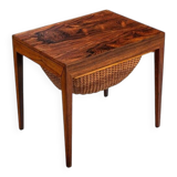 Severin Hansen sewing table in rosewood Haslev Denmark 1960