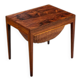 Severin Hansen sewing table in rosewood Haslev Denmark 1960