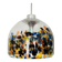 Large Colorful Murano Glass Pendant Lamp