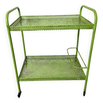 Rolling trolley Mathieu Matégot style from the 50s