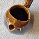 Vintage flamed ceramic jug alpho