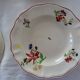 4 plates sarreguemines, hollow faience flowers strasbourg