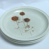 Sarreguemines stoneware dessert plates