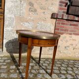 Pink hot water bottle table