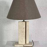 Lampe vintage en marbre et en laiton