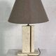 Vintage marble and brass lamp