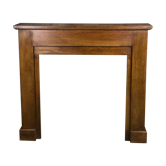 Fireplace surround in light oak 1980s