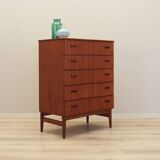 Commode en teck, design danois, années 1970, fabrication : Danemark