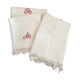 Honeycomb towels, set of 3
