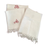 Honeycomb towels, set of 3