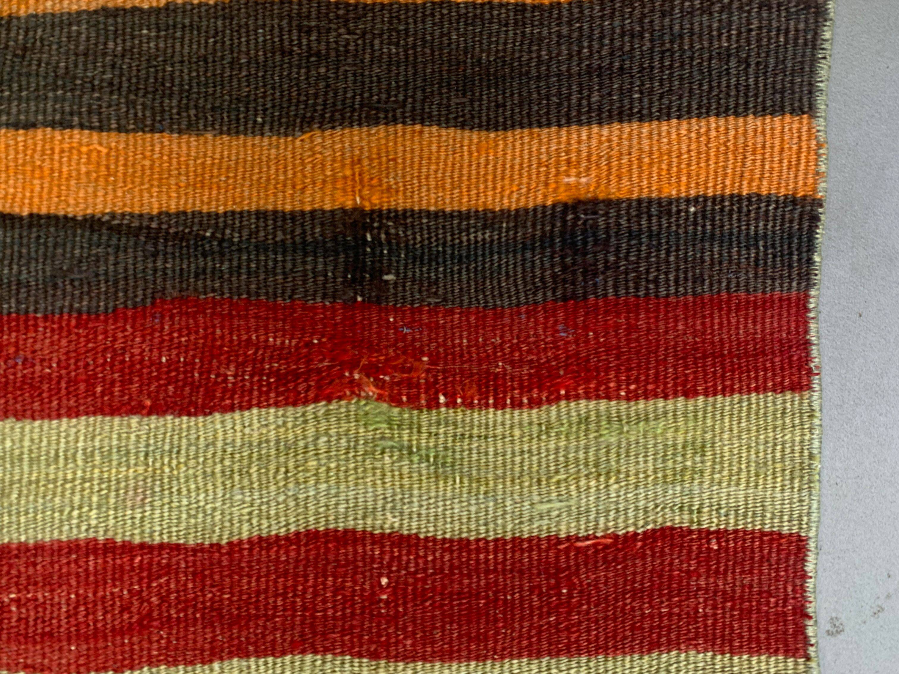 Old Turkish narrow Kilim Runner 347x49 cm shabby chic, vintage kelim