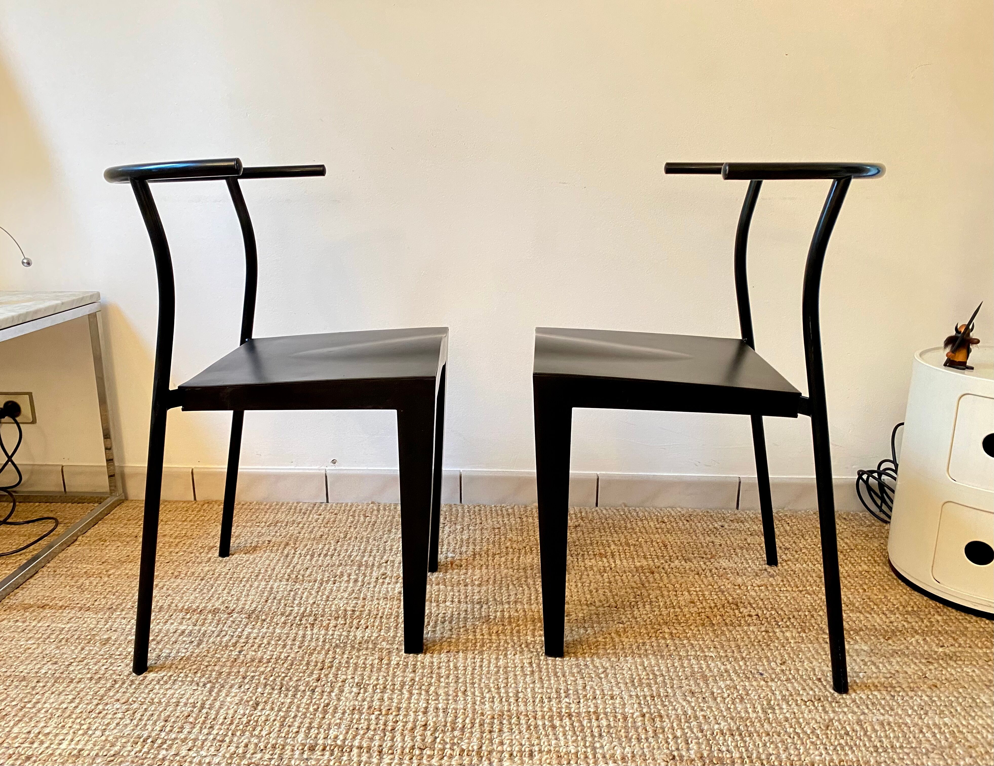 Chairs kartell dr Glob design Philippe Starck vintage 80s