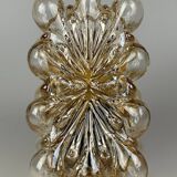 60s 70s wall lamp made of glass metal Bubble Wall Sconce Space Age Germany