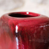 Ceramic vase "ox blood" by Max Idlas