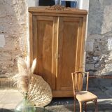 Parisian cabinet art deco raw wood