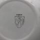 Lots of 6 flat plates model embrun, with floral motifs. Stamped Salins France