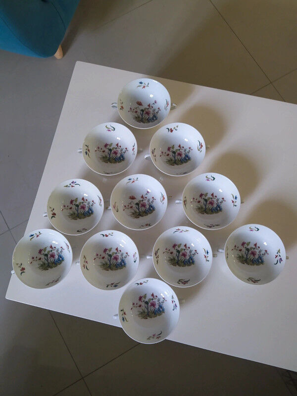 11 bowls former royal manufacture of limoges
