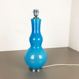 Opaline Murano glass table desk light made by Cenedese Vetri Italy, 1960s
