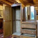 Asymmetrical dresser cabinet
