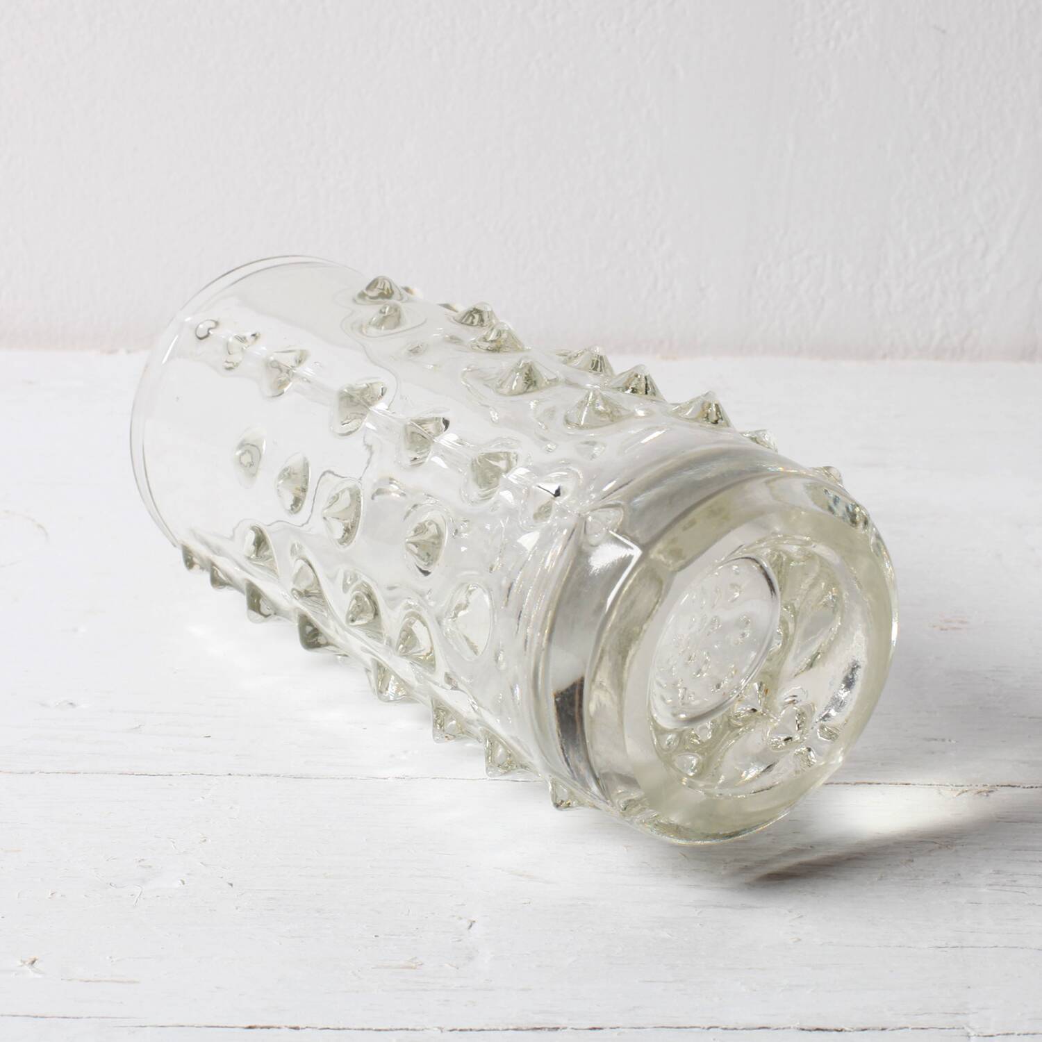 Mid-Century Spiky Glass Vase by Pavel Panek, Czech Republic / 1971