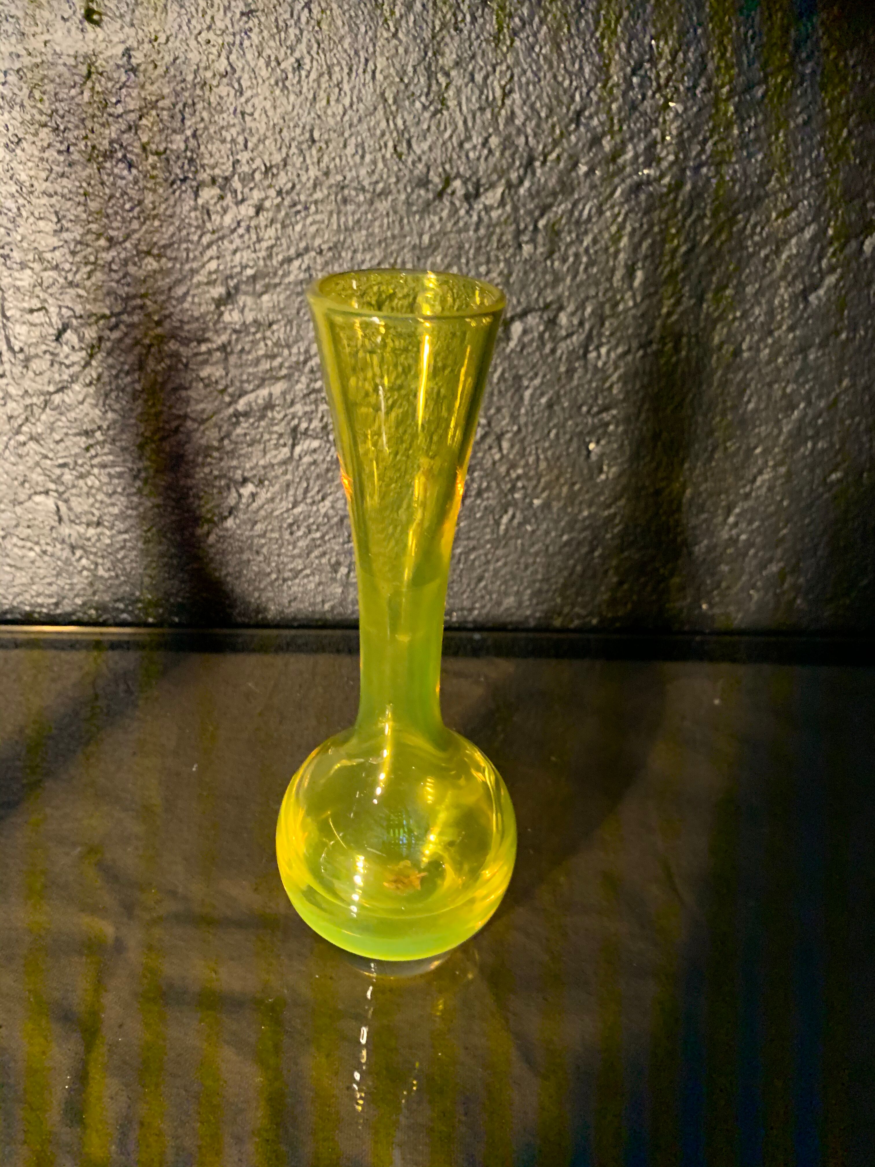 Soliflore, vintage glass vase 1960