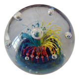 Paper press, crystal sulphide with abstract decoration -N°2