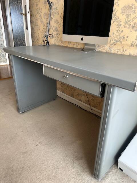 1970s metal desk