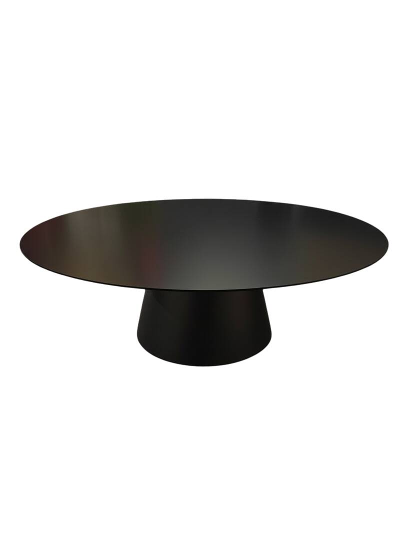 Coffee Table Beside 64 – Black Thermo-lacquered Metal - Holiday Home