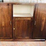 Art Deco low walnut sideboard Circa 1930/1940