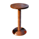 Twisted wood plant holder