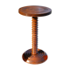 Twisted wood plant holder