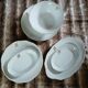 Ensemble 6 plats en porcelaine blanche