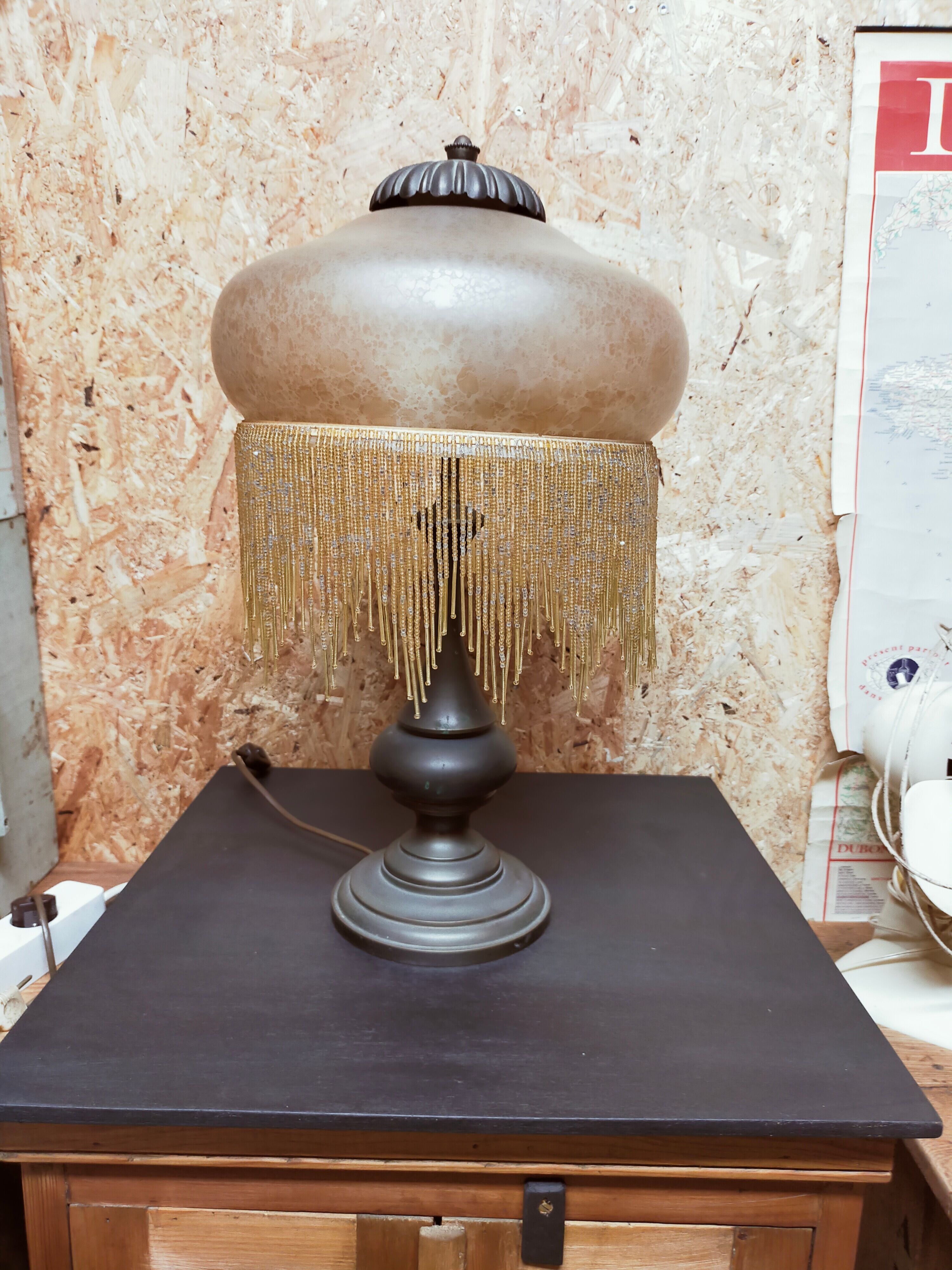 Table lamp, mushroom style, art-nouveau period