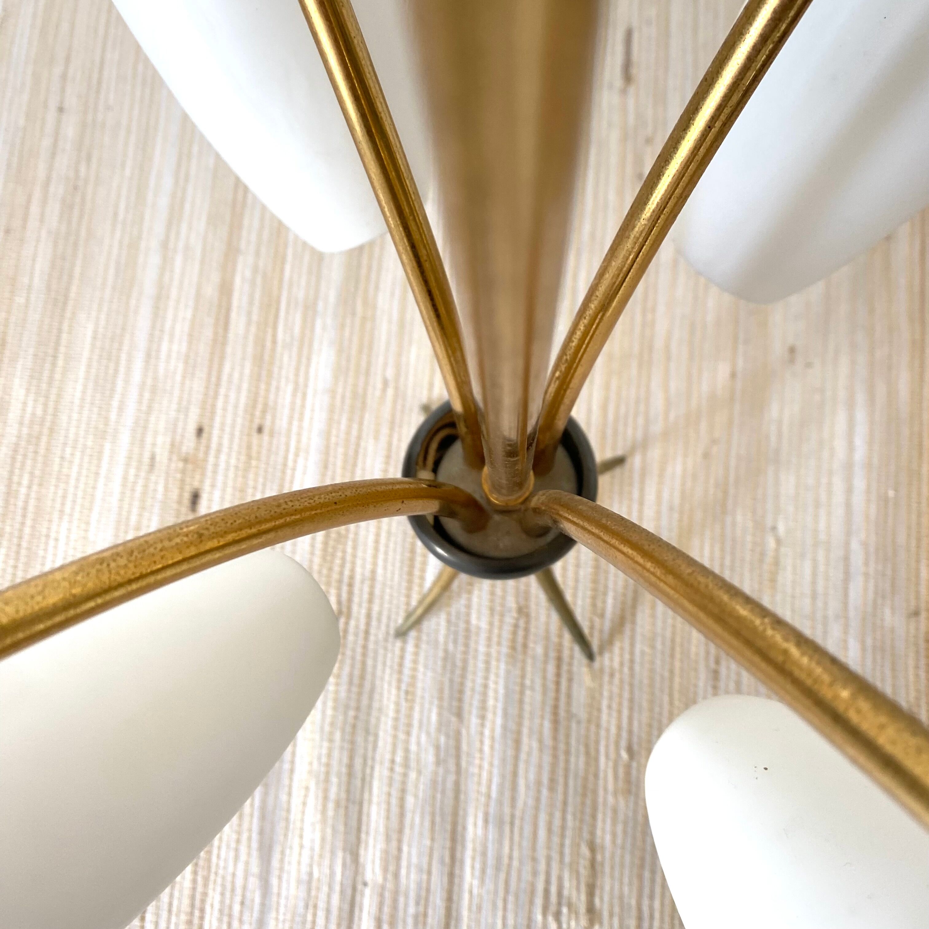 4-light chandelier from the 50s/60s